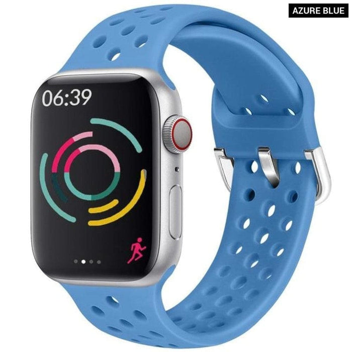 Silicone Strap For Apple Watch Series 6 Se 5 4 3