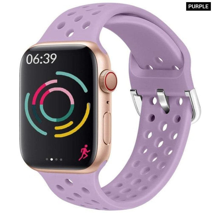 Silicone Strap For Apple Watch Series 6 Se 5 4 3