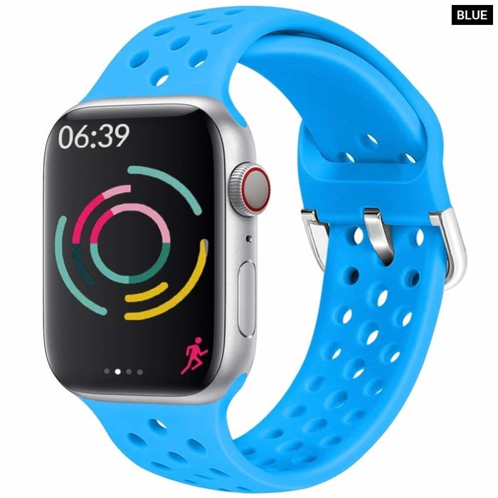 Silicone Strap For Apple Watch Series 6 Se 5 4 3