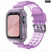 Silicone Transparent Correa Sport Rubber Strap For Apple