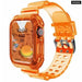 Silicone Transparent Correa Sport Rubber Strap For Apple