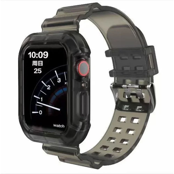 Silicone Transparent Correa Sport Rubber Strap For Apple