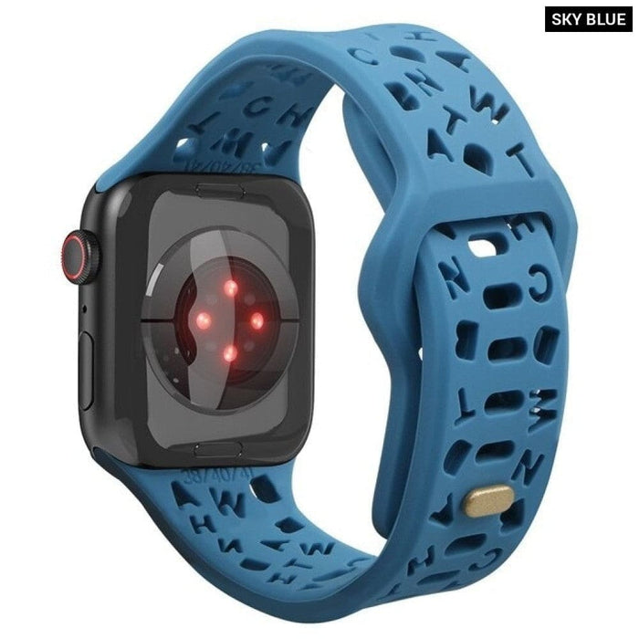 Silicone Watchband Strap For Apple Watch