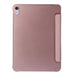 Silk Texture Three Fold Horizontal Flip Leather Tablet Case