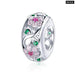 Silver Charm Collection 925 Sterling Dazzling Cz Beads Fit