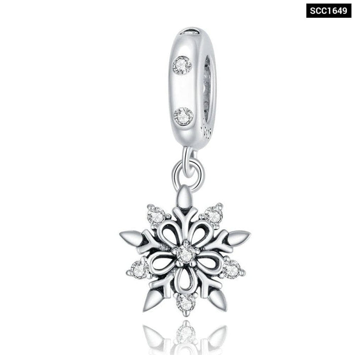 Silver Charm Collection 925 Sterling Dazzling Cz Beads Fit