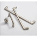 Silver Zinc Alloy Kitchen Cabinet Knobs