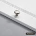 Silver Zinc Alloy Kitchen Cabinet Knobs