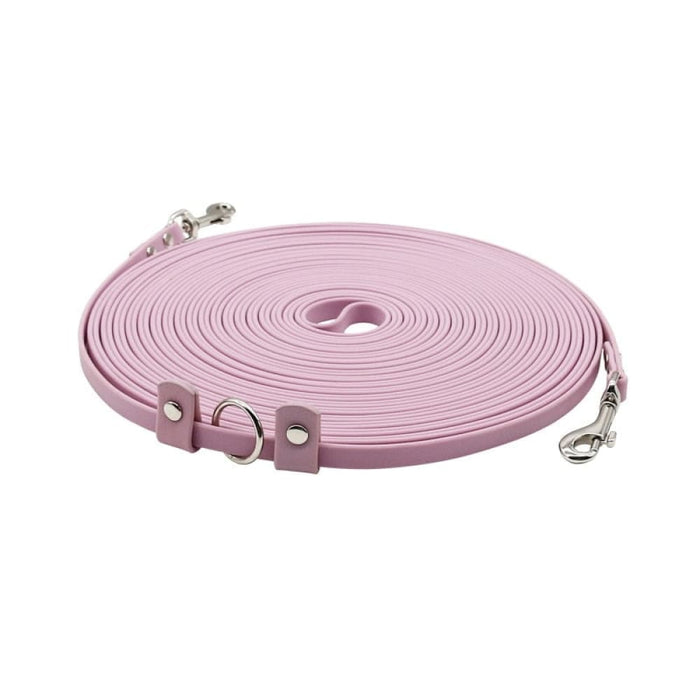 15m Simple Long Waterproof Pvc Double Dog Leash