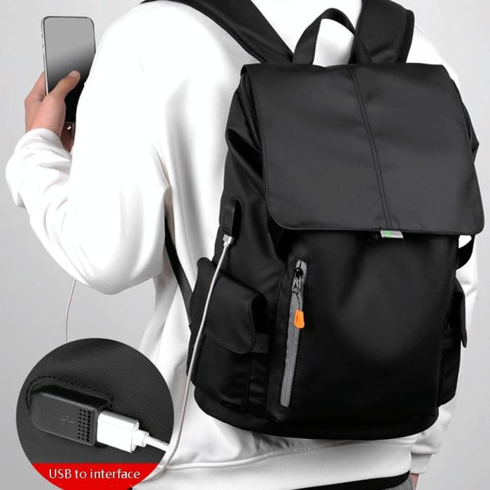 Simple Mens Backpack For School Or Work