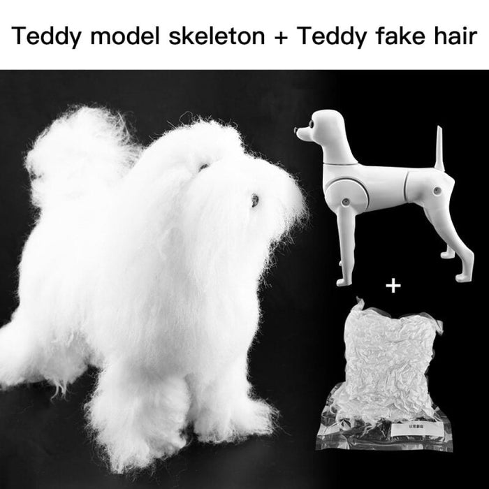 Pet Simulation Hair Grooming Fake Dog Model Practice