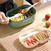 Single Double-layer Lunch Box Portable Compartment Fruit