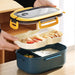 Single Double-layer Lunch Box Portable Compartment Fruit