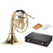 Bb Single French Horn 3 Key Brass Gold Lacquer Single - row