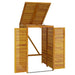 Single Garbage Bin Shed 70x89x117 Cm Solid Wood Acacia