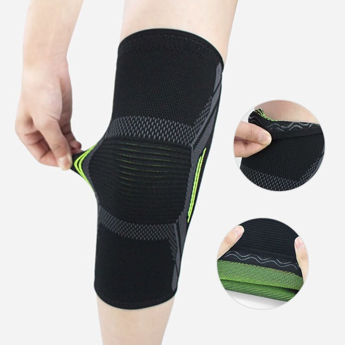 Single Knitted Nylon Sports Knee Pad Riding Protective Gear