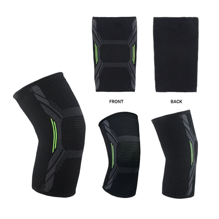 Single Knitted Nylon Sports Knee Pad Riding Protective Gear