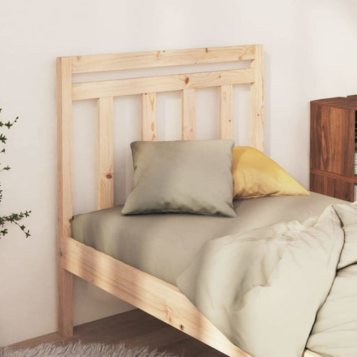 Single Size Bed Headboard 95x4x100 Cm Solid Wood Pine Nxxxax