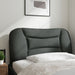 Single Size Headboard Cushion Dark Grey 90 Cm Fabric Txbilnb