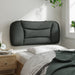 Single Size Headboard Cushion Dark Grey 90 Cm Fabric Txbilnb