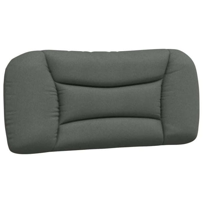 Single Size Headboard Cushion Dark Grey 90 Cm Fabric Txbilnb