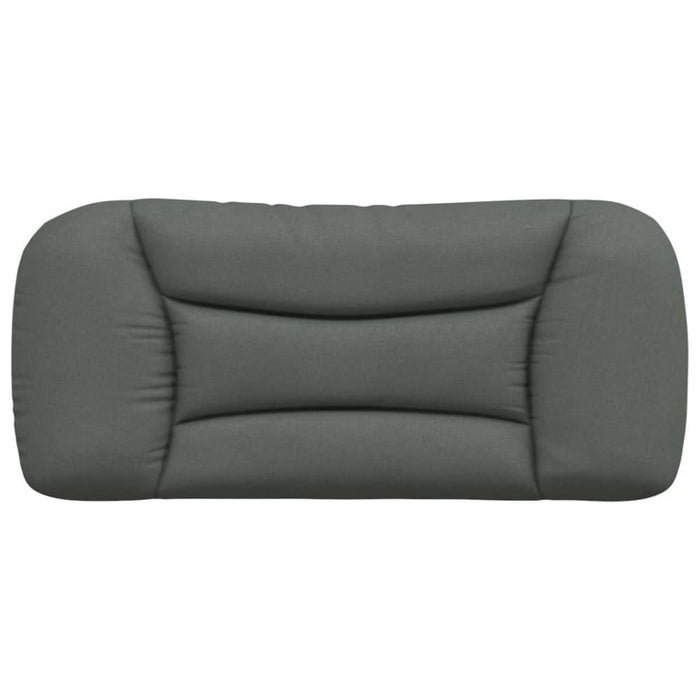 Single Size Headboard Cushion Dark Grey 90 Cm Fabric Txbilnb