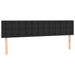 Single Size Headboards 2 Pcs Black 80x5x78/88 Cm Faux