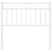 Single Size Metal Headboard White 90 Cm Titiln