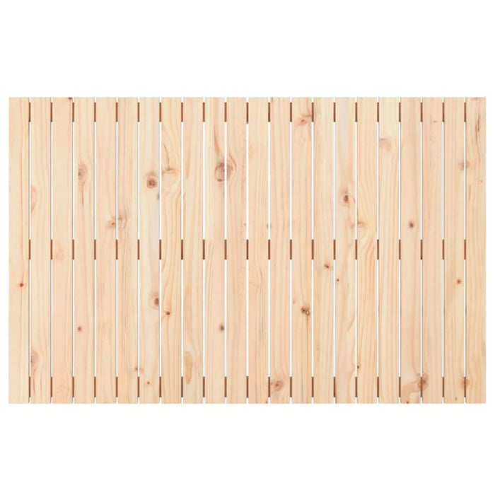 Single Size Wall Headboard 140x3x90 Cm Solid Wood Pine