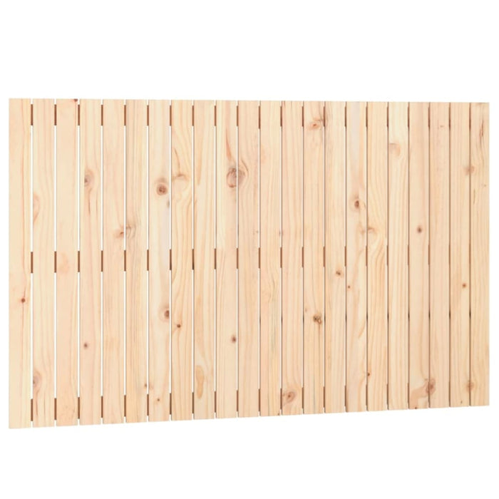 Single Size Wall Headboard 140x3x90 Cm Solid Wood Pine