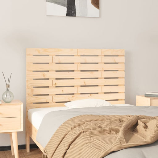 Single Size Wall Headboard 96x3x63 Cm Solid Wood Pine Nxaixt