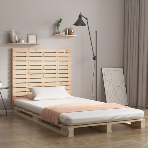 Single Size Wall Headboard 96x3x91.5 Cm Solid Wood Pine