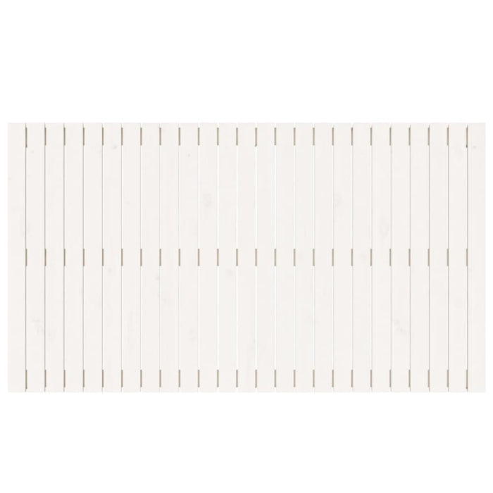 Single Size Wall Headboard White 159.5x3x90 Cm Solid Wood