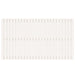 Single Size Wall Headboard White 159.5x3x90 Cm Solid Wood