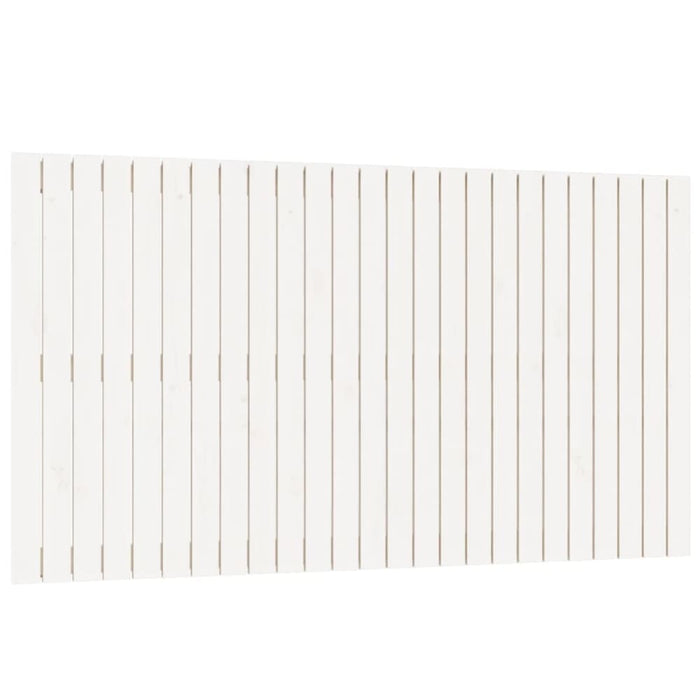 Single Size Wall Headboard White 159.5x3x90 Cm Solid Wood