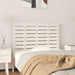 Single Size Wall Headboard White 96x3x63 Cm Solid Wood Pine