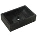 Sink 45x30x12 Cm Marble Black Oaxiix