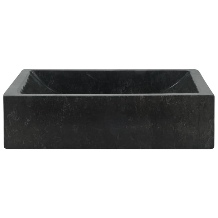 Sink 45x30x12 Cm Marble Black Oaxiix