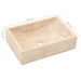 Sink 45x30x12 Cm Marble Cream Oaxiit