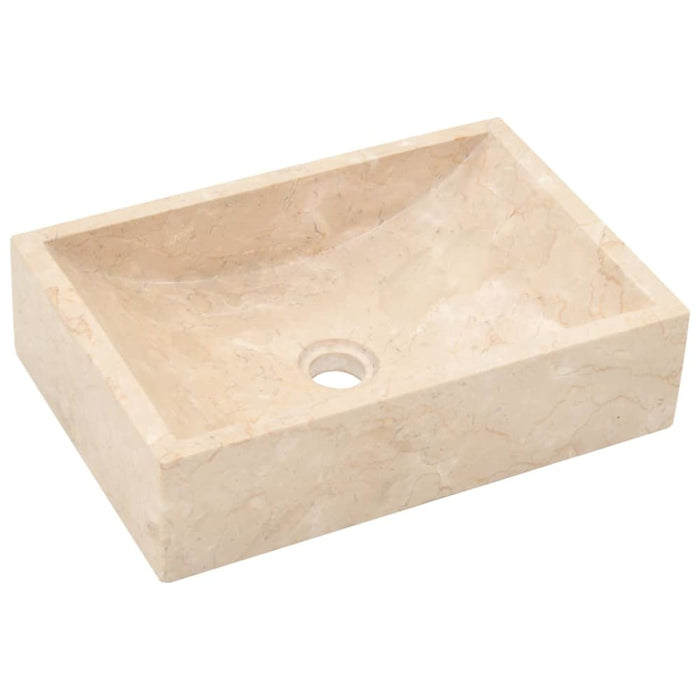 Sink 45x30x12 Cm Marble Cream Oaxiit