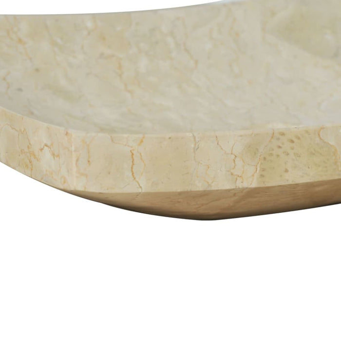 Sink 50x35x12 Cm Marble Cream Oaxilp