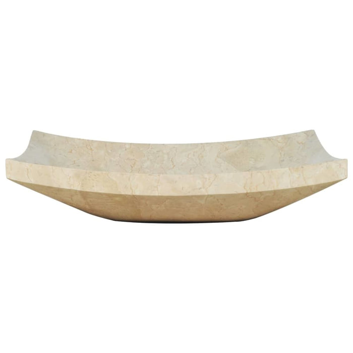 Sink 50x35x12 Cm Marble Cream Oaxilp