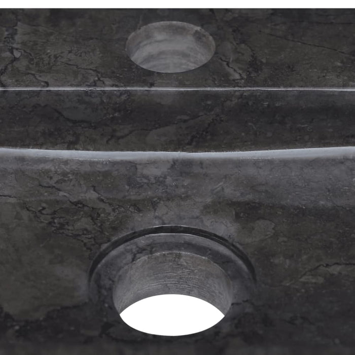 Sink Black 38x24x6.5 Cm Marble Oakoni