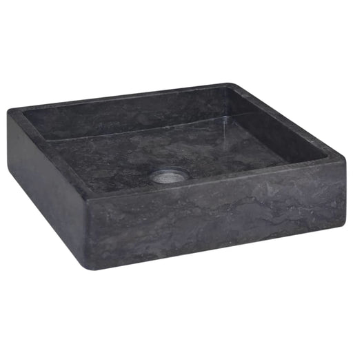 Sink Black 40x40x10 Cm Marble Oakolk