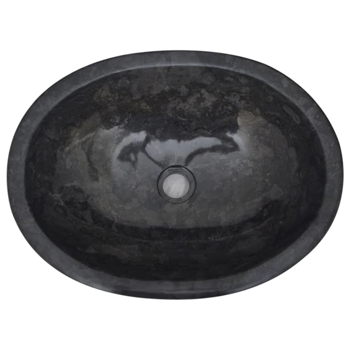 Sink Black 53x40x15 Cm Marble Oakoix