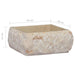 Sink Cream 30x30x13 Cm Marble Oakoia