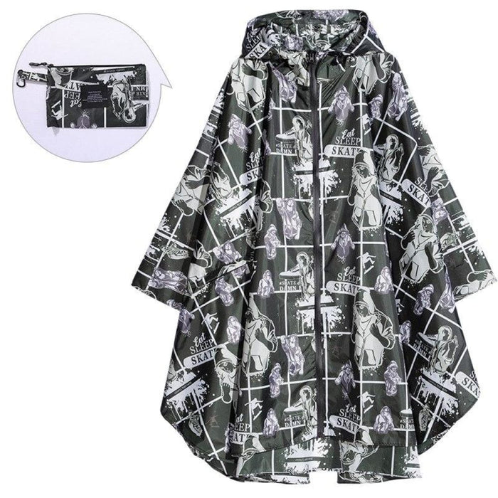 Big Size Xxl Women Breathable Raincoat Lightweight Rain