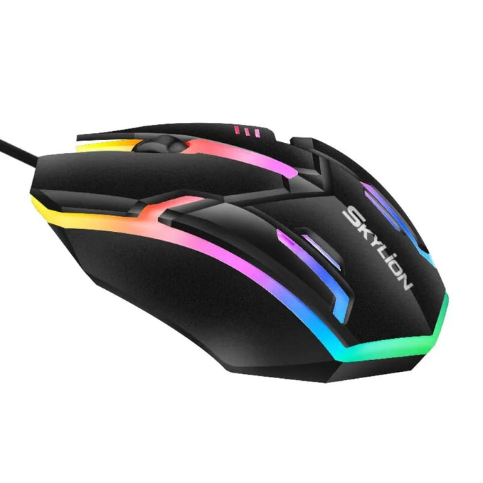 Skylion F1 Wired Mouse Colourful Lighting For Gaming Office