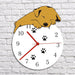 Sleeping Dog Round Wall Clock