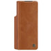 Sliding Camera Leather Case For Samsung Fold 4 5g